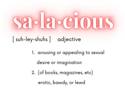 salacious .